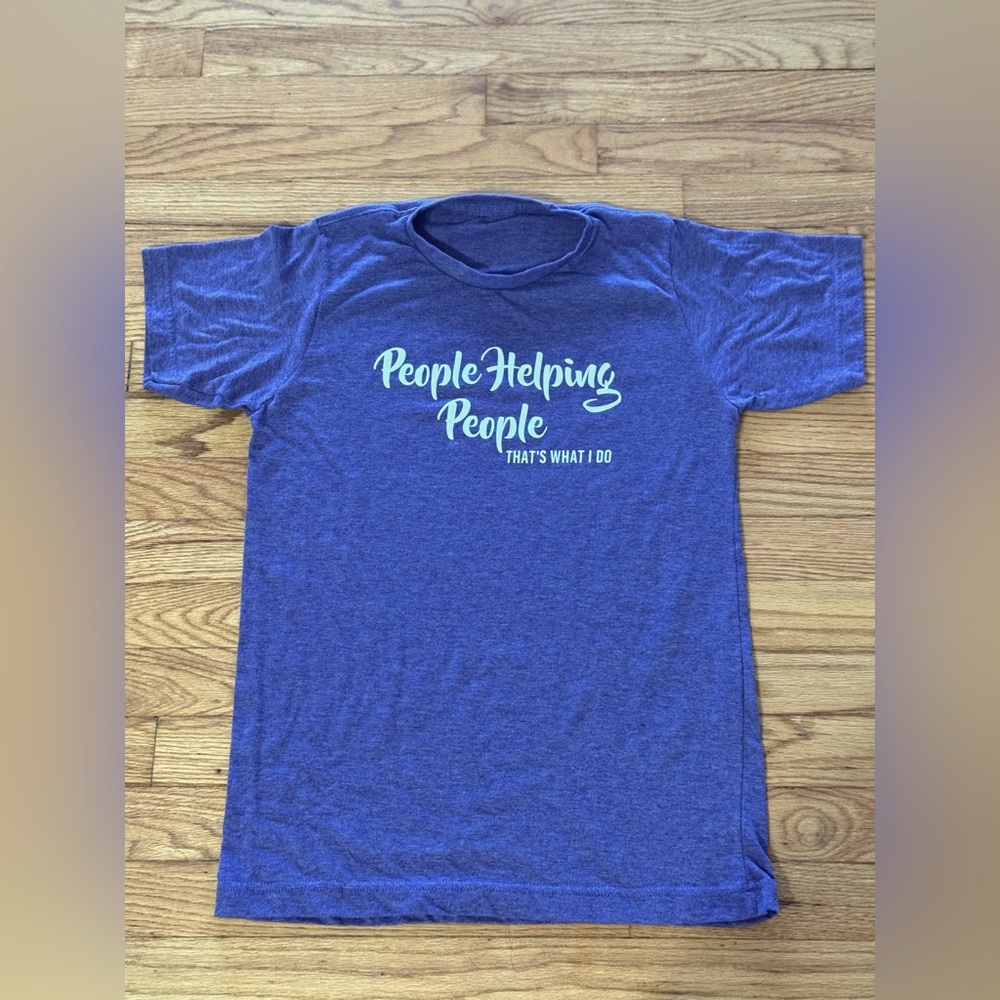Purple graphic t-shirt